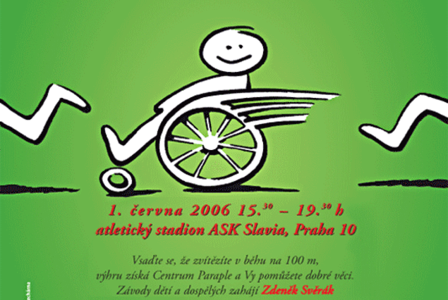 Běh pro Paraple plakát